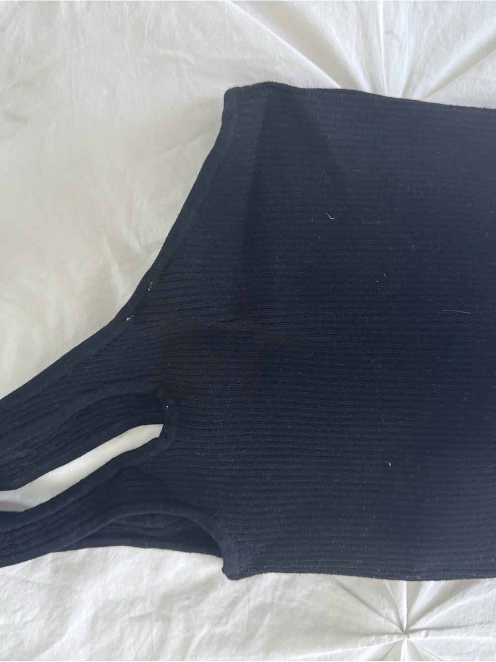 H&M Black Ribbed Tank Top